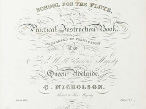 Nicholson, School for the flute